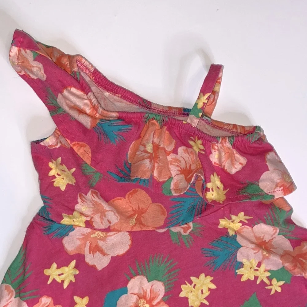 Children’s Place Tropical Pink and Yellow Toddler Dresses